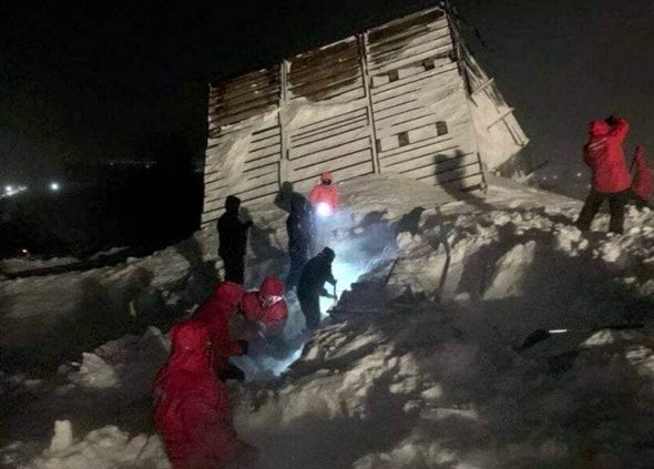 Лавина под Норильском