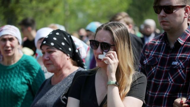 Похороны погибших в казанской школе и суд над стрелком