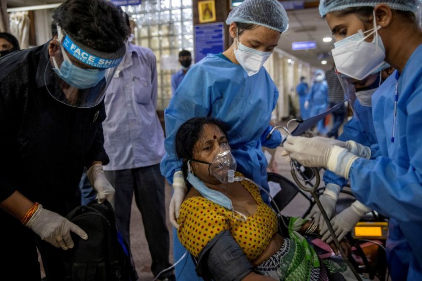 COVIDный антирекорд в Индии зафиксирована рекордная смертность