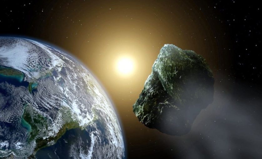 приближение опасного астероида к Земле
