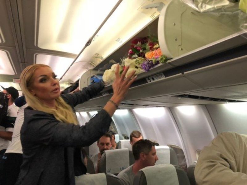 Волочкова устроила скандал в самолете