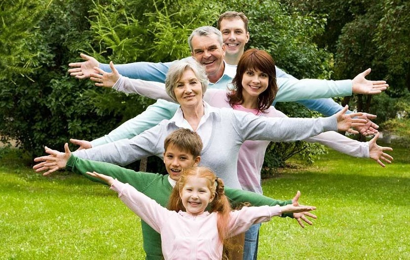 Семья с пенсионерами