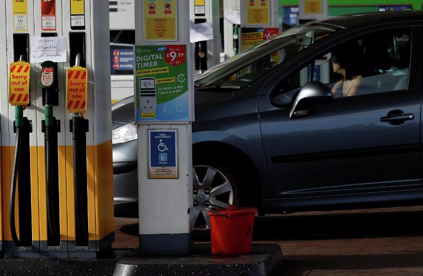 Цены на бензин в Англии