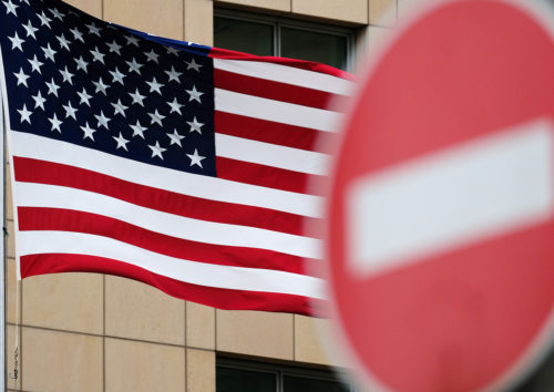 Россия направила санкции в отношении США